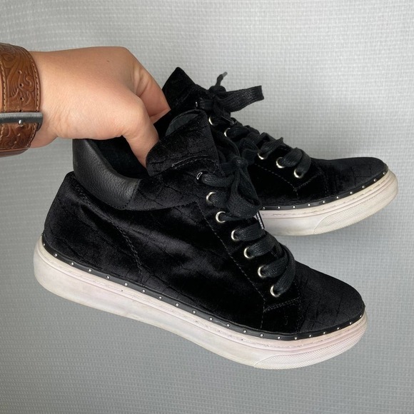 SixtySeven | Black‎ Velvet Sneakers 38 Shoes - Picture 2 of 6